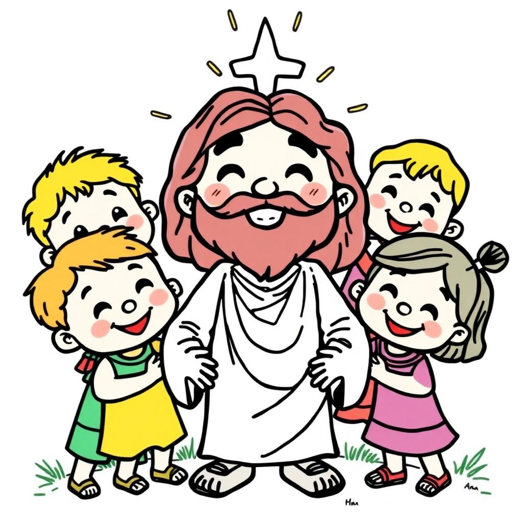 Jesus e as crianças